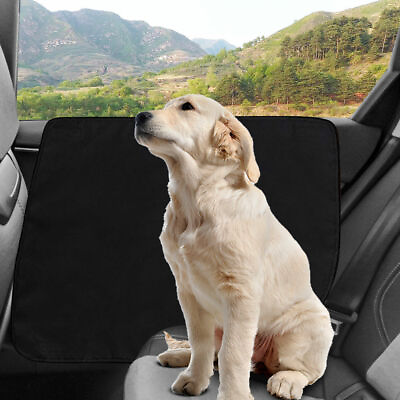 #ad 2PCS Anti Scratch Waterproof Pet Car Door Protectors Mat Pet Car Seat Covers Set $16.99