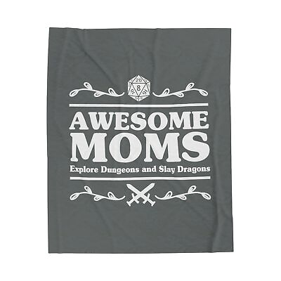 #ad Awesome Moms Explore Dungeons and Slay Dragons Blanket $31.85