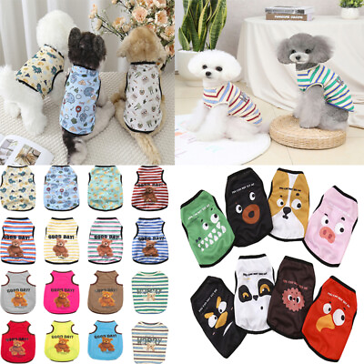 Pet Dog Clothes Puppy T Shirt Clothing For Small Dogs Puppy Chihuahua Vest shirt $6.37