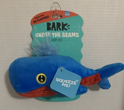 #ad Dog Barkbox Squeaky Toy UNDER THE SEAMS MOBY LICK $14.99
