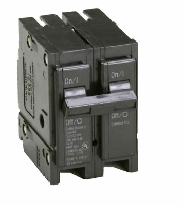 #ad Eaton BR 100A 2 pole 120 240V Thermal Magnetic Circuit Breaker BR2100CS NEW $32.00