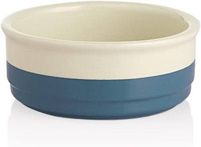 #ad Ceramic Dog Bowls Dog Food Dish for Small Dogs and Cat Heavy Duty Porcelain Pe $25.99