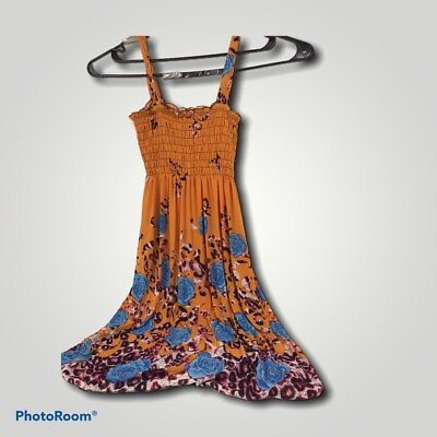 #ad OB Fashion Womens Size XXL Multi Colored Stretchy Sundress $19.86