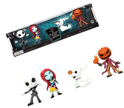 #ad Set Of 4 Diecast Figurines 2.5 Tim Burton#x27;s The Nightmare Before Christmas By $37.68
