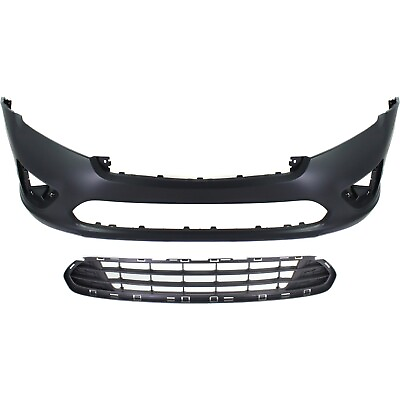 #ad Bumper Cover Kit For 2010 2012 Ford Fusion with Bumper Grille CAPA Front $344.79