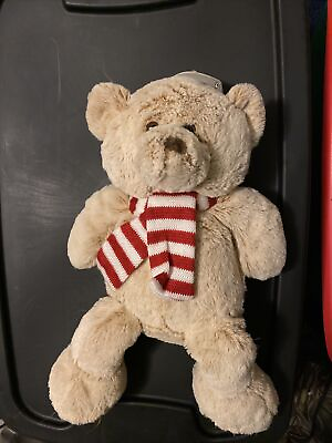 #ad teddy bear stuffed animal 16” $30.00
