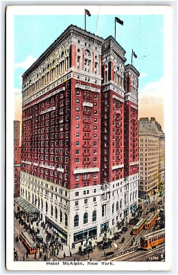#ad Hotel McAlpin Broadway 34th St New York City NY Vintage 1925 Postcard NY $5.00