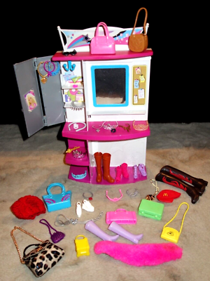 #ad Barbie Doll Bedroom Furniture Accessories Lot $28.90