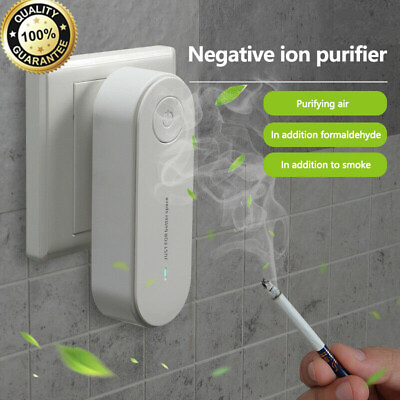 #ad Pure Air Negative Ion Air Purifier Mini Plug in Portable for Home Smoke US Stock $10.99
