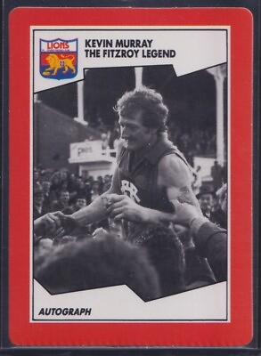 #ad 1989 Scanlens VFL Football Trading Card #138 Kevin Murray Fitzroy Football Club AU $15.00