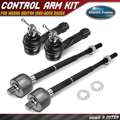 #ad 4pcs New Inner amp; Outer Tie Rod Ends for Nissan Sentra 1995 2006 200SX 1995 1998 $28.99