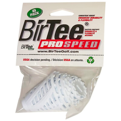 #ad NEW BirTee Pro Speed Golf Tees Plastic 8 Pack 8 Sizes Choose Color $21.99