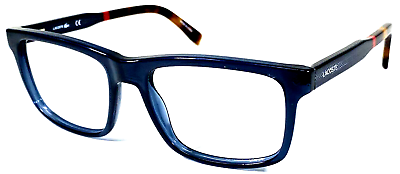 #ad LACOSTE L2890 400 Blue Crystal Brown Tortoise 56 18 145 Eyeglasses Frame $60.00