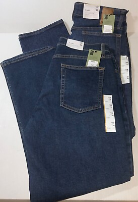 #ad Total Flex 32” Waist STRAIGHT FIT Fuller Hip Thigh LIte FADED Jeans Goodfellow $22.11