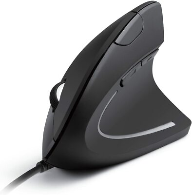 #ad Anker Ergonomic Optical Vertical Mouse 1000 1600 DPI 5 Key Gaming Mice USB Wired $22.99