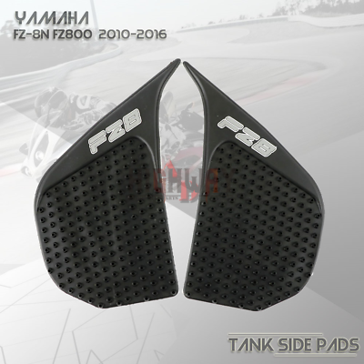 #ad Tank Gas Side Fuel Traction Decal Sticker Pads for Yamaha FZ 8N FZ800 2010 2016 GBP 11.49