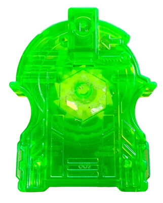 #ad Beyblade Metal Masters fusion Hasbro Tomy 2010 Green Translucent Launcher Only $5.99