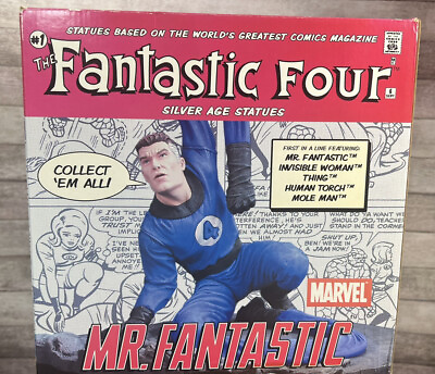 #ad MR. FANTASTIC Silver Age Statue New Fantastic Four Reed Richards Marvel 412 3000 $144.56