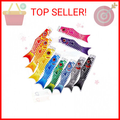 #ad Boao 10 Pieces Japanese Carp Windsock Fish Flag Kite 15.7 Inch Japanese Hanging $23.25