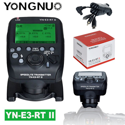 #ad YONGNUO YN E3 RT II TTL Radio Flash Trigger Transmitter For Canon SLR YN600EX RT $111.99