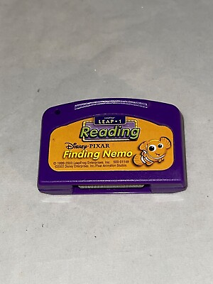 #ad Leapfrog Leap 1 Disney Pixar Finding Nemo Reading Cartridge $3.99