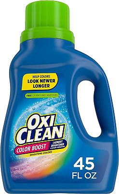 #ad Oxiclean Color Boost Laundry Brightener and Stain Remover Liquid Free 45 Fl Oz $13.29