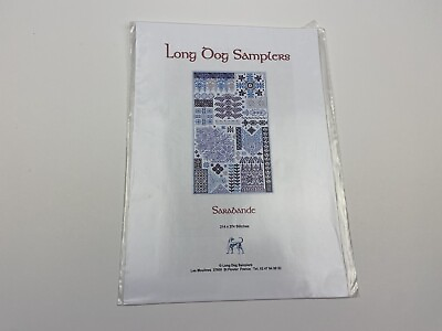 #ad Long Dog Samplers Sarabande Counted Cross Stitch Pattern Sampler $36.00