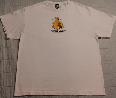 #ad Men#x27;s XL Gold Brick Co Honey Talks Graphic Bear T Shirt $18.00