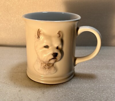 #ad Westie Dog Coffee Mug Cup 3D Ceramic XPRES Best Friend Originals 1999 CLEARANCE $5.59