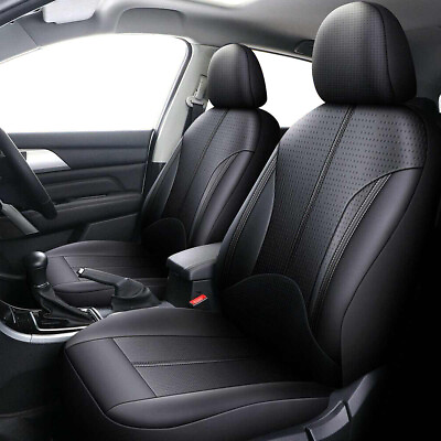 Leather Full Set Car Seat Cover Waterproof Cushion Universal for Sedan SUV Truck $35.98
