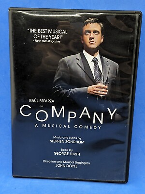 #ad Company A Musical Comedy DVD 2008 Raul Esparza Stephen Sondheim Ships Free $22.99