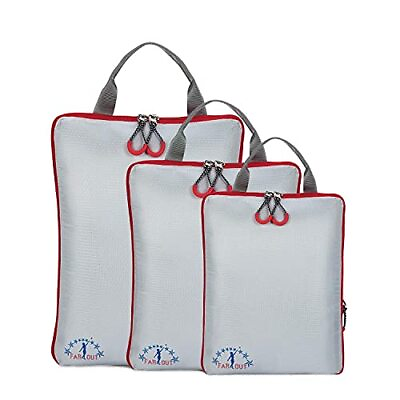 #ad Compression Packing Cubes Set of 3 Lightweight Luggage Organisers $16.14