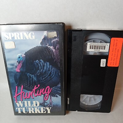 #ad Spring Hunting Wild Turkey 1986 VHS John Fox Walter Payton Leroy H20090A $12.30