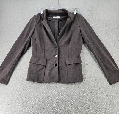 #ad CALVIN KLEIN Women’s Blazer Jacket No Size Light Gray Soft Polyester Blend $10.99