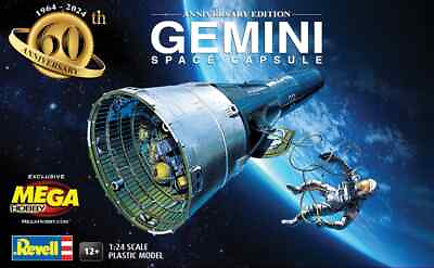 #ad Revell 1 24 Gemini Space Capsule 60th Anniversary Edition Exclusive RMX3705 NEW $32.95