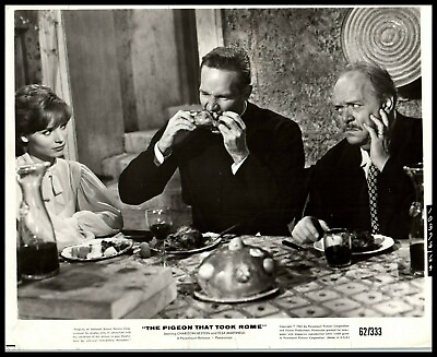 #ad Charlton Heston Elsa Martinelli in The Pigeon That Took Rome 1962 PHOTO M 87 $20.00