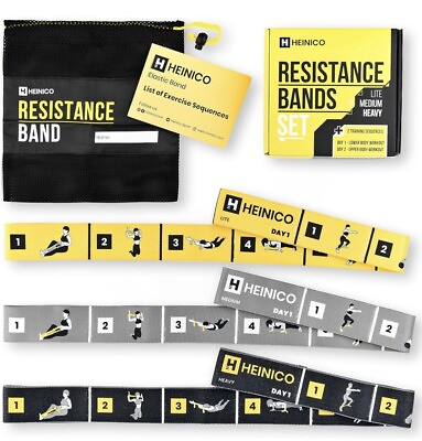 #ad Sports Resistance Bands Set Fabric Durable Elastic Bands $10.00