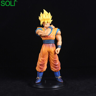 #ad Son Goku Super Saiyan Figure Dragon Ball z Anime PVC Model 15 CM Statue $16.99