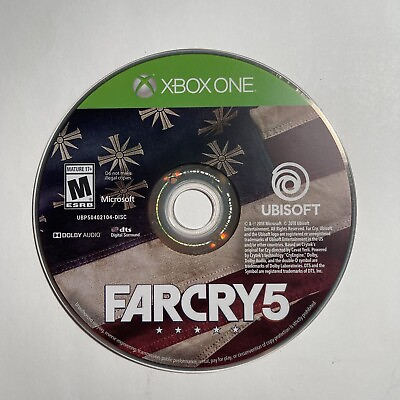 #ad Far Cry 5 Xbox One 2018 Disc Only $4.99