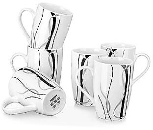#ad Coffee Mugs Set of 6 16 OZ Large Coffee Cups Set 16 OZ Set of 6 FIONA $54.38