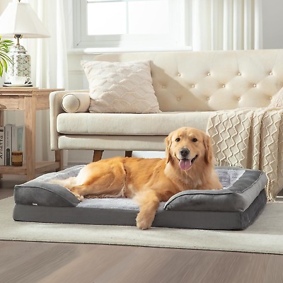 #ad Orthopedic Bed for Extra Large Dogs Waterproof Dog Beds Large Sized Dog Ultra $87.99