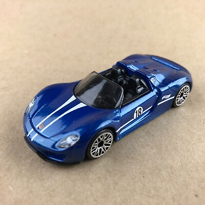 #ad 2024 Hot Wheels Porsche 918 Spyder Blue Pack Exclusive 1:64 Deicast Car Loose $5.99