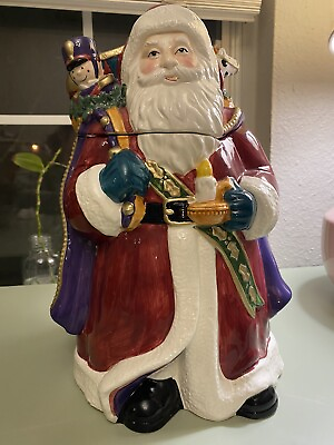 #ad JCP Home Collection 12 1 2” Santa Claus Cookie Jar Holiday JCP Home $40.00