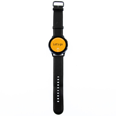 #ad Samsung Galaxy Watch Active 2 40mm Stainless Steel Black SM R835USKAXAR $41.99