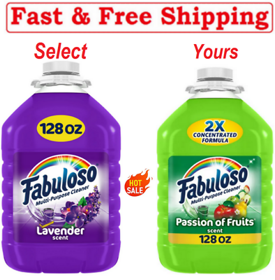 #ad Fabuloso Multi Purpose Cleaner Lavender Scent 128 fl oz. Select Your Scent $11.95