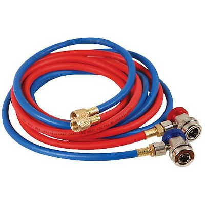 #ad FJC 6448 10 foot set of hoses red and blue with manual couplers attached. $83.43