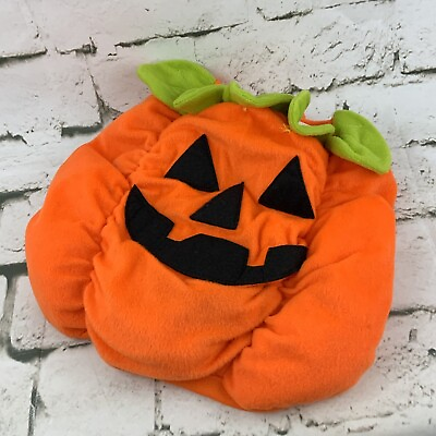 #ad Dog Costume Orange Pumpkin Jack O Lantern Sz S Small $16.00