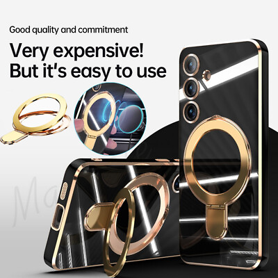 #ad For Samsung Galaxy S24 Plus S24 Ultra Case Shockproof Holder Slim Magnetic Cover $9.79