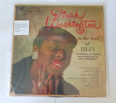 #ad Dinah Washington In The Land Of Hi Fi Lp 1956 ORIG MONO Ultrasonic Clean G G $19.99