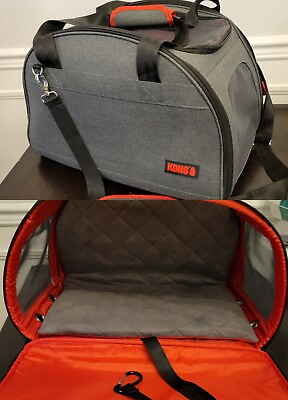 #ad Kong 2 In 1 Pet Carrier amp; Travel Mat Larger 18quot; Long Luxury Ex Condition Dog Cat C $69.00